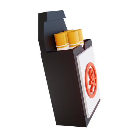 Zigarettenschachtel  3D Illustration