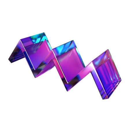 Zigzag  3D Icon