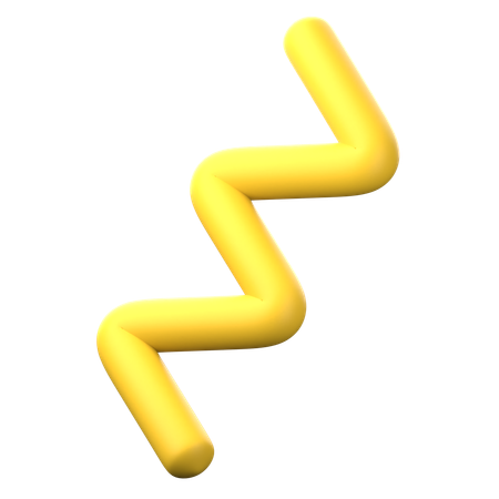 Zigzag  3D Icon