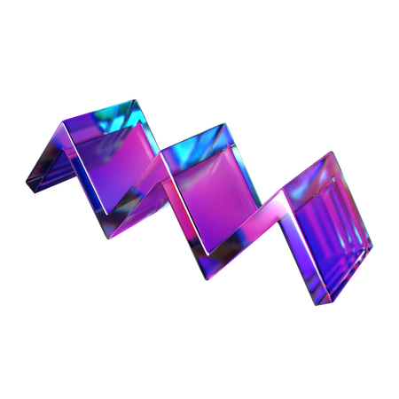 Zigzag  3D Icon