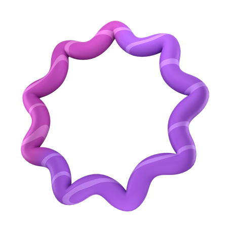 Zigzag Torus  3D Icon