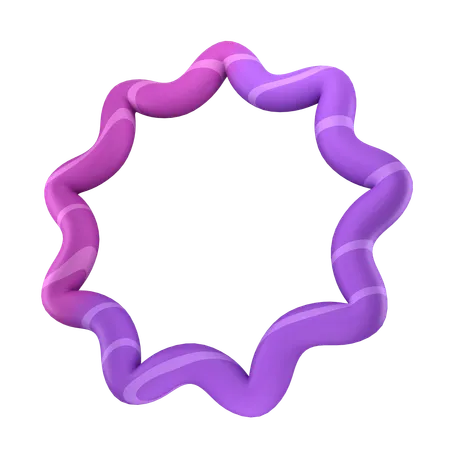Zigzag Torus  3D Icon