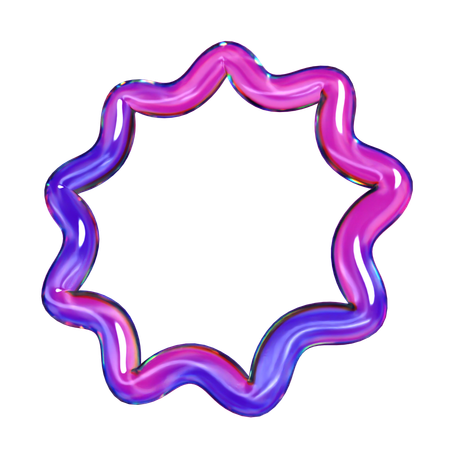 Zigzag Torus  3D Icon