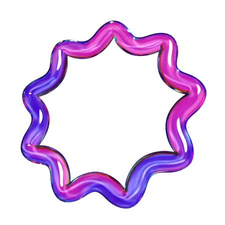 Zigzag Torus  3D Icon