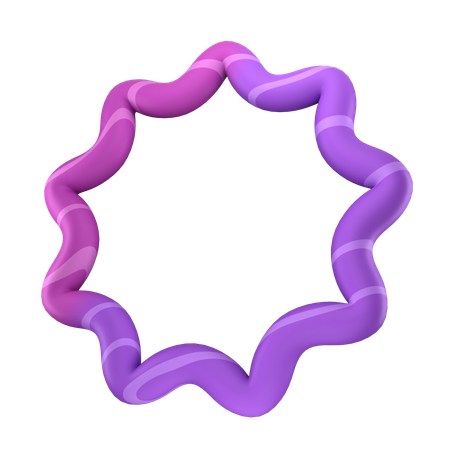 Zigzag Torus  3D Icon