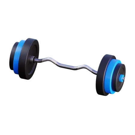 Zickzack-Langhantel  3D Icon