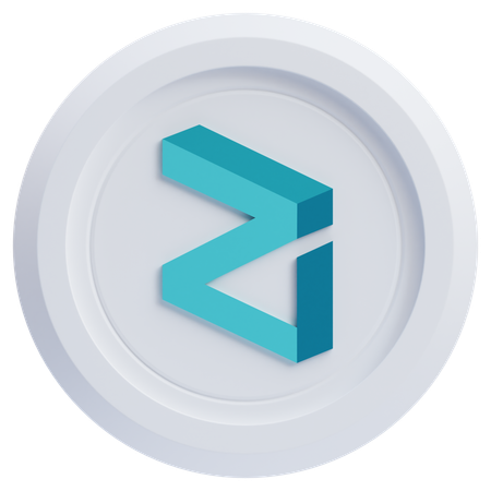 Zilliqa Cryptocurrency  3D Icon
