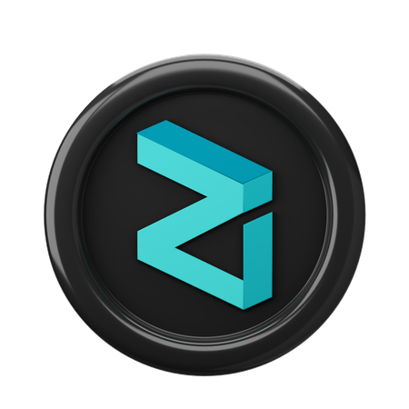 Zilliqa ZIL Coin  3D Icon