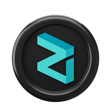 Zilliqa ZIL 3 D Coin 3D Icon