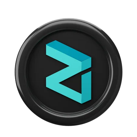 Zilliqa ZIL Coin  3D Icon