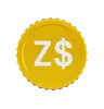 Zimbabwe Dollar Coin