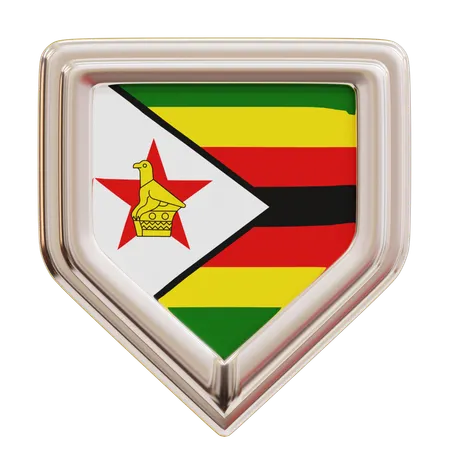 Zimbabwe National Flag  3D Icon