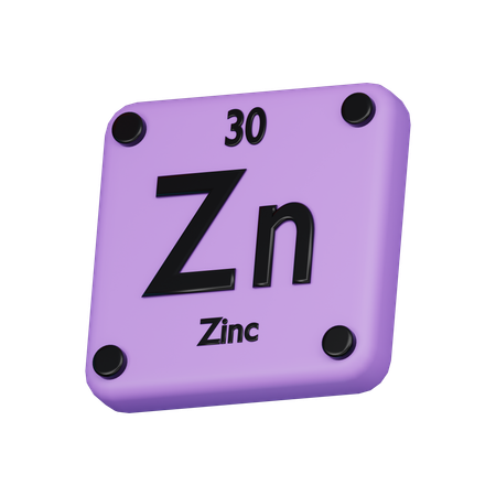 Zinc  3D Icon
