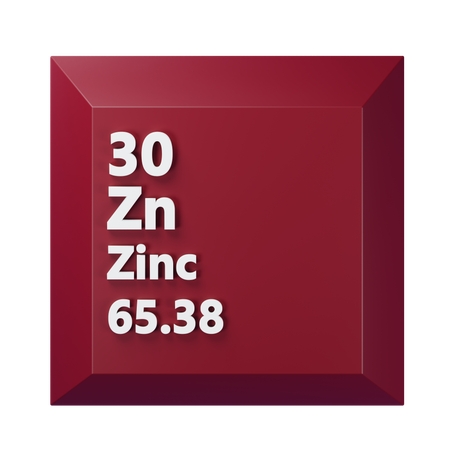 Zinc  3D Icon