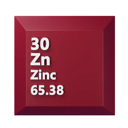 Zinc  3D Icon