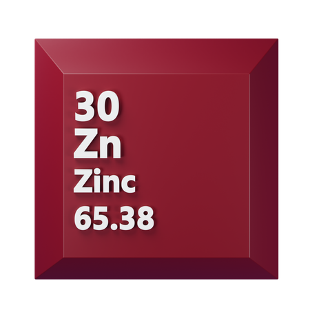 Zink  3D Icon