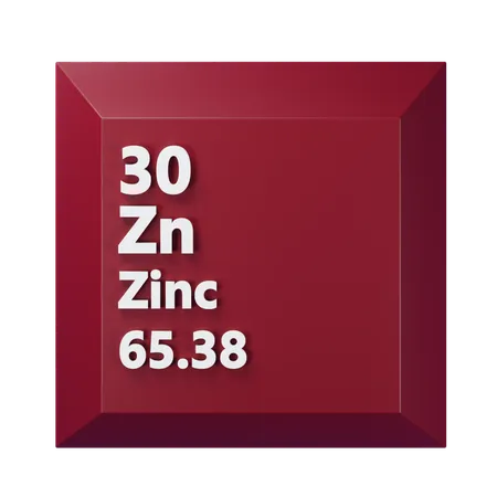 Zink  3D Icon