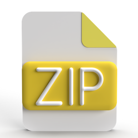 ZIP  3D Icon