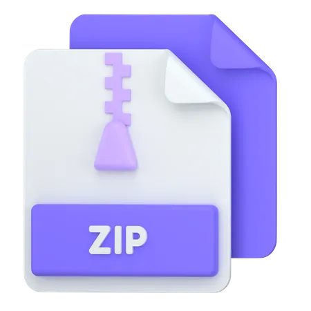 ZIP  3D Icon