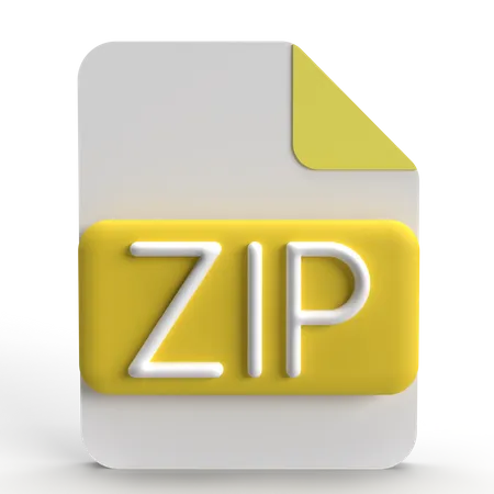 ZIP  3D Icon