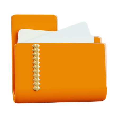 Zip File  3D Icon