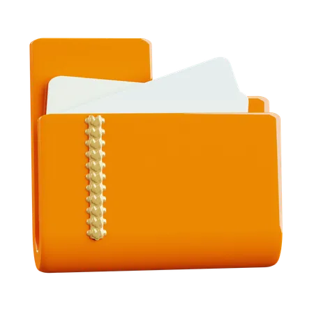 Zip File  3D Icon