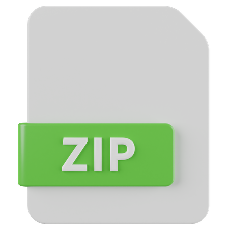 ZIP File 3D Icon