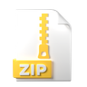 3d zip logo