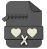 Zip File With Heart Face