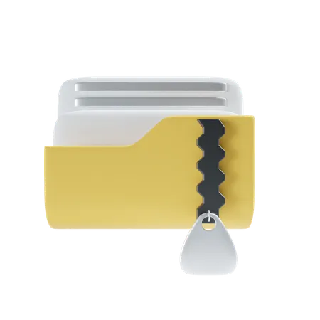 ZIP Folder  3D Icon