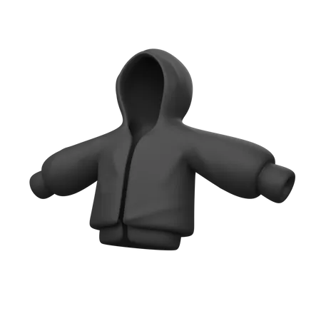 Zip Hoodie  3D Icon