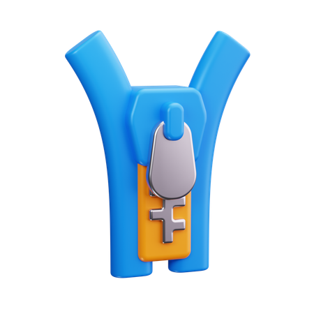 Zíper  3D Icon