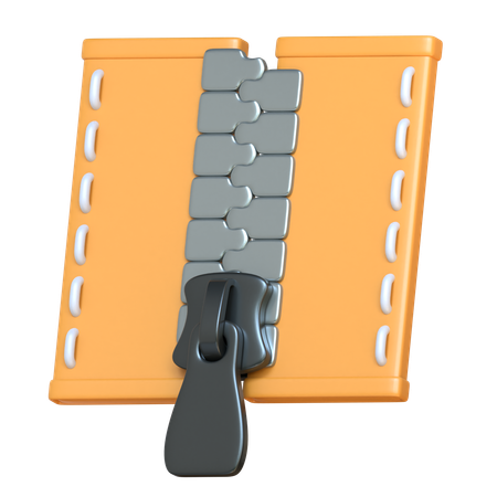 Zipper  3D Icon