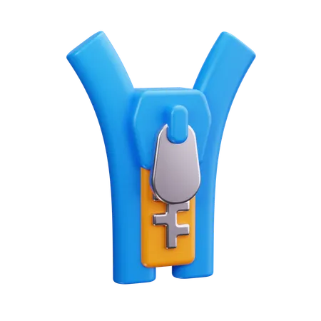 Zipper  3D Icon