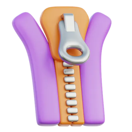 Zipper  3D Icon