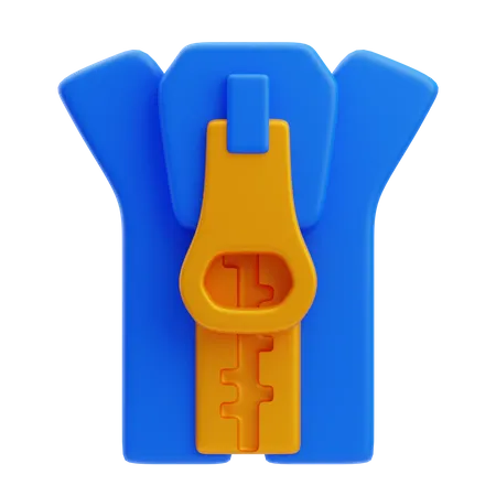 Zipper  3D Icon