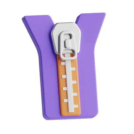 Zipper  3D Icon