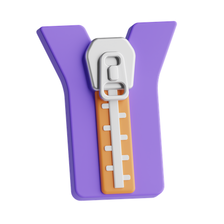 Zipper  3D Icon
