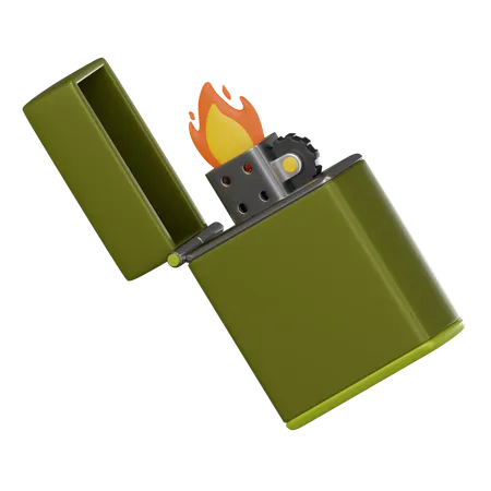 Zippo  3D Icon