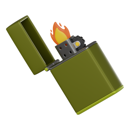 Zippo  3D Icon