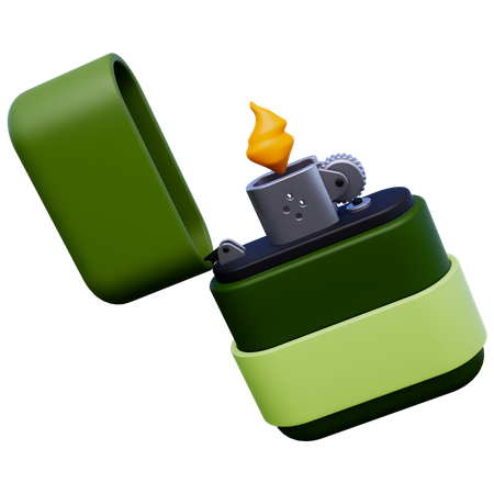 Briquet zippo  3D Icon