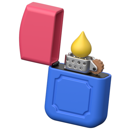 Zippo-Feuerzeug  3D Icon