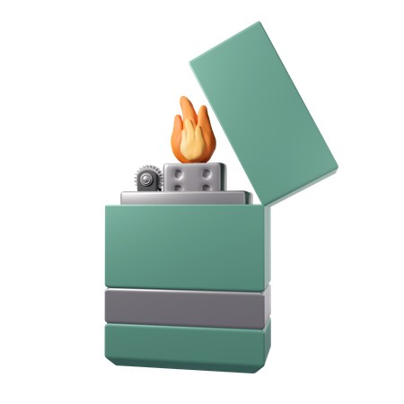 Isqueiro zippo  3D Icon