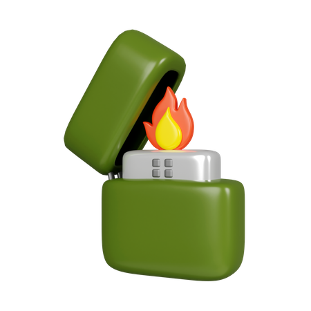 Isqueiro zippo  3D Icon