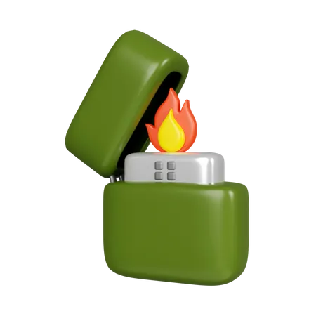 Isqueiro zippo  3D Icon