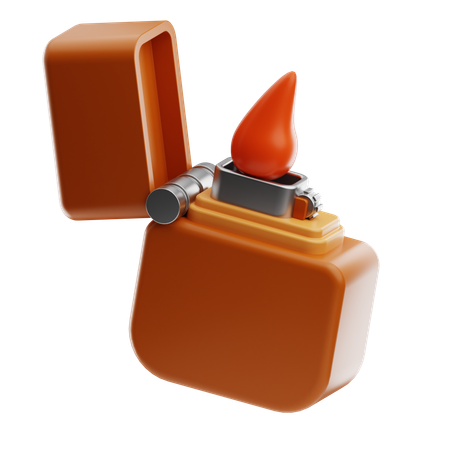 Zippo Lighter  3D Icon