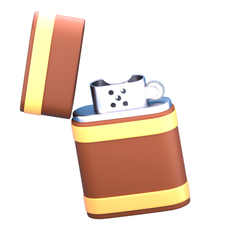 ジッポーライター  3D Icon