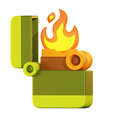 Zippo Lighter  3D Icon