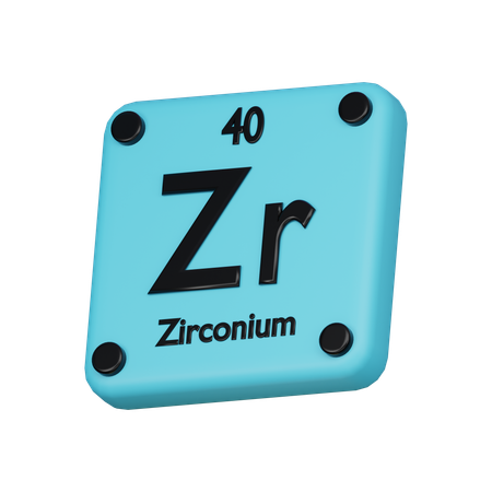 Zircônio  3D Icon