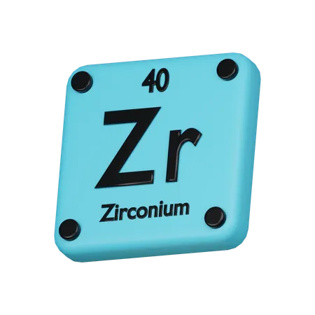 Zircônio  3D Icon